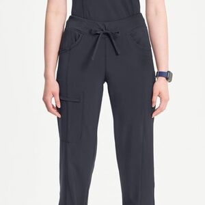 Cherokee Infinity Black Drawstring Scrub Pants Women's Size XS